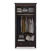 Fidora 2 Door Solid Wood Wardrobe in Mahogany Finish