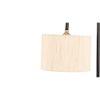 Clemence White Cotton Shade Table lamp