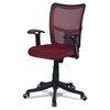 Eexcaeal Mid Back Ergonomic Chair in Maroon Colour