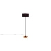 Drake Black Cotton Shade Floor Lamp
