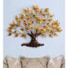Desert Art Metal Handpainted Golden Grape Tree Wall Hanging