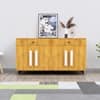 Hexa Red Multipurpose Storage Cabinet With 2 Drawer 4 Door in Giant Wood Colour