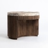 Sevyn Solid Wood Coffee Table In Dark Walnut Finish