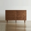 Rowling Solid Wood Chest Of 6 Drawers In Provincial Teak Finish