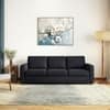 Apollo Compact 3 Seater  Fabric Sofa In Deep blue velvet Colour