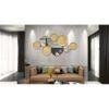 Golden Platter Metal Wall Art