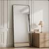 The Artment Vista Black Arch Frame Unbreakable Floor Mirror For Home (155 X 45 CM)