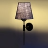 Devansh Metal Electric Wall Light in Black Colour with Blue Shade Count of 1 Light