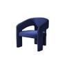 Ashley Velvet Accent Chair in Navy Blue Colour