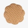 Taal Solid Wood Pouf Set of Two in Beige Colour