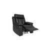 Magna Leatherette One Seater Manual Recliner in Black Colour
