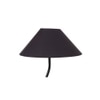 Tory Black Cotton Shade Floor Lamp