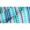 Acrylic Striped Cushion Cover with Lace Set of 2 (12 X 18 Inches)