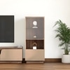 Sydney Modular Medium Display Unit in Beige High Gloss