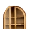 Linn Solid Wood Crockery Cabinet in Dark Finish