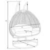 Scarlet Metal Swing in Black Color - with Stand