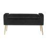 GIgel 2 Ottoman with Storage Color in Black