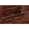 Cambry Queen Size Hydraulic Storage Bed With Headboard Storage In Honey Finish