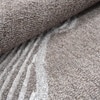 Abstract Taupe Wool Silk Wall Art 2 Panel Set 5 x 3 Feet