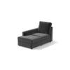 Apollo Compact Sofa (Colour : Pebble Grey, Cushion : Hard, Back Type : High Back, Seating Capacity : Left Aligned 3 Seater + Left Aligned Chaise)