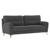 Osbert Velvet 3 Seater sofa in Dark Grey Color