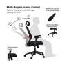 Wave Ergonomic Office Chair in Black Colour