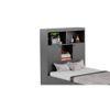 Ironhide Engineered Wood Box Storage Bed in Grey Colour