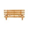 Hensley Solid Wood Non Storage Bed In Natural Finish Finish