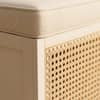 Canora Solid Mango Wood Storage Trunk Cream White