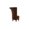 Piece High Back Accent Chair in Brown Colour