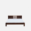 Misty Z Solid Wood Sheesham King Size Bed in Provincial Teak Finish