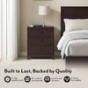 Magellan Solid Wood Bedside Table in Mahogany Finish