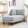 Lacrista Fabric Chaise Launger in Grey Colour