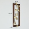 W-Alex Abstract Metal Wall Decor in Gold Set of 2