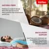 Kurlon Natural Rubberized Coir, Medium Firm Support 5 inch Queen EPE Foam Mattress (L x W: 72 inch x 60 inch)