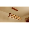 Elaine 36 Brown Wooden LED Hanging Lamp