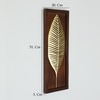 W-Kayla Abstract Metal Wall Decor in Gold Set of 1