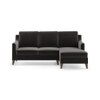 Abbey Sectional Sofa (Colour : Pebble Grey, Cushion : Hard, Seater : Right Aligned 2 Seater + Right Aligned Chaise)