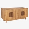 Tuskar Solid Wood Sideboard in White Colour