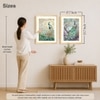 Peacock Set of 2 Framed Posters Vastu Feng Shui Wall Art 45x60 cm