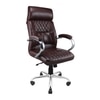 Domain High Back Executive Office In Brown Colour