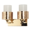 Eliante Modern Wall Lights Mild Steel & Glass Material Gold & White Finish