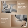 Kepler Brooks Vogue Premium Office Chair in Grey Colour