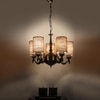 Devansh Gold Wall Mounted Lamp With Off-White Cotton Shade