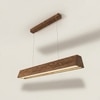 Sirius 36 Brown Solid Wood Cluster Hanging Light