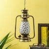 Perla Multicolor Metal Lantern Hanging Lamp
