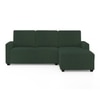 Right Aligned 2 Seater Right Aligned Chaise Olive Green Sofa Cover