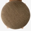Kiko Solid Wood Comfy Chair in Brown Colour