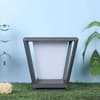 Eliante Zyvion Grey Aluminium Wall Light With E27 Holder In Grey Colour