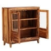 Solid Wood  Bookshelf in Brown Finish